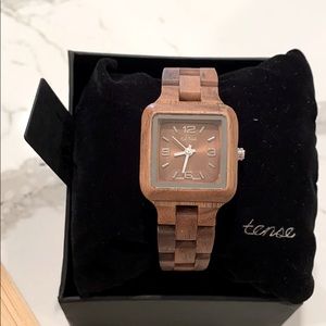 Tense wood women’s watch. NWT.
